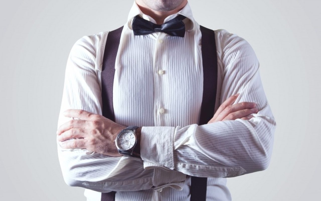 businessman-wearing-bow-tie-and-suspenders